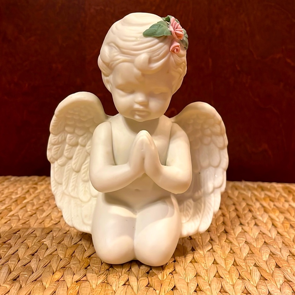 Porcelain Praying Guardian Angel